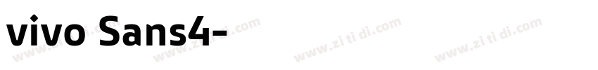 vivo Sans4字体转换 vivo Sans4字体转换